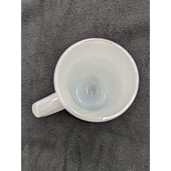 Vintage Federal White Milk Glass Half Pint Beer Mug Stein - Picture 6 of 7